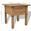 vidaXL Side Table Mexican Pine Corona Range 53.5x53.5x55 cm