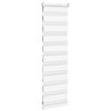 vidaXL Zebra Blind White 45x100 cm Fabric Width 40.9 cm Polyester