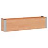 vidaXL Garden Raised Bed Brown 150 x 30 x 36 cm alu.