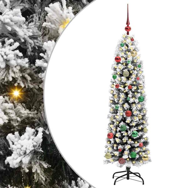 vidaXL Artificial Christmas Tree with 150 LEDs with Stand Green 150 cm