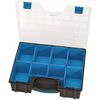 Draper Tools Compartment Organiser 8 Piece 41.5x33x11 cm Black
