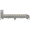 vidaXL Bed Frame without Mattress Grey Sonoma 140x190 cm