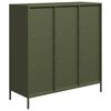 vidaXL Highboard&nbsp;Olive Green 101.5x39x103.5 cm Steel