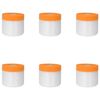 vidaXL Dust Sheet with Adhesive Tape 6 pcs Transparent 55 x 3300 cm