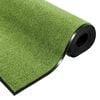 vidaXL Doormat Other Green and Black 120 x 300 cm Polyamide and PVC