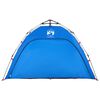 vidaXL Beach Tent 2-Person Azure Blue Quick Release Waterproof