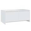 vidaXL Coffee Table White 90x50x41,5 cm Engineered Wood