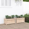 vidaXL Garden Planters 2 pcs Solid Wood Pine