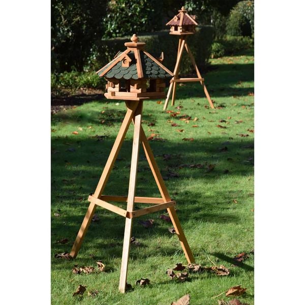 dobar Bird Feeder Stand Brown