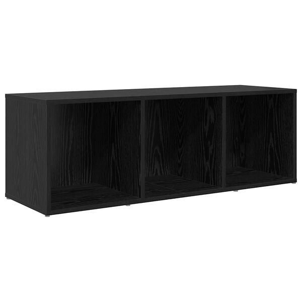 vidaXL TV Cabinet Set Black 72 x 35 x 37 cm Engineered Wood