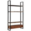vidaXL Bookshelf 118x30x200 cm Solid Reclaimed Wood
