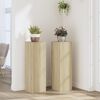 vidaXL Plant Stand 2pcs Sonoma Oak 25x25x80 cm Engineered Wood