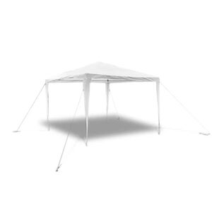 vidaXL Gazebo | White | Polyethylene, Steel | 3 x 3 m | Lightweight | Gazebo