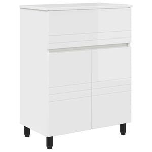 vidaXL Bathroom Vanity Unit High Gloss White 60 x 35 x 80 cm