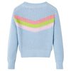 Kids' Sweater Knitted Blue 140