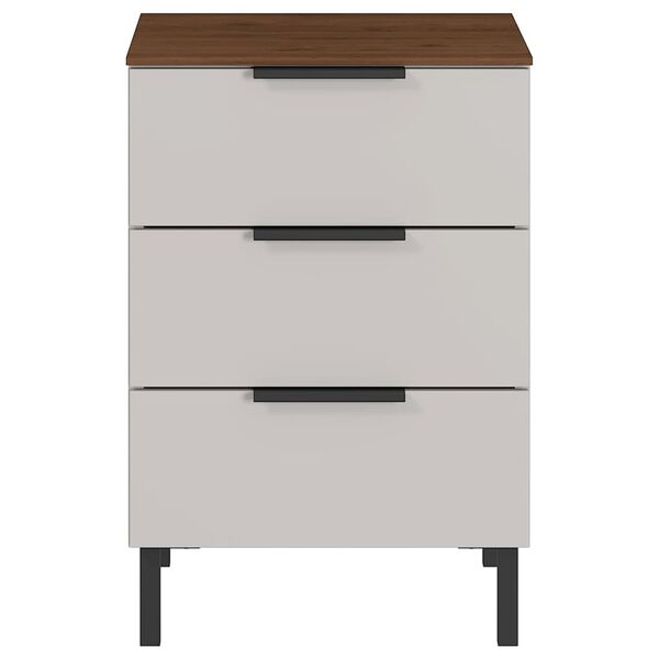 Germania Bedside Table GW-California 41x40x60 cm Cashmere and Walnut