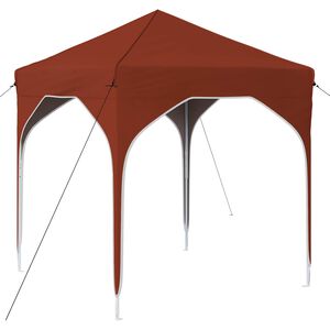 vidaXL Pop-up Party Tent 194 x 194 x 245 cm Terracotta