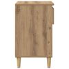 vidaXL Shoe Cabinet Artisan Oak 102 x 36 x 60 cm Engineered Wood