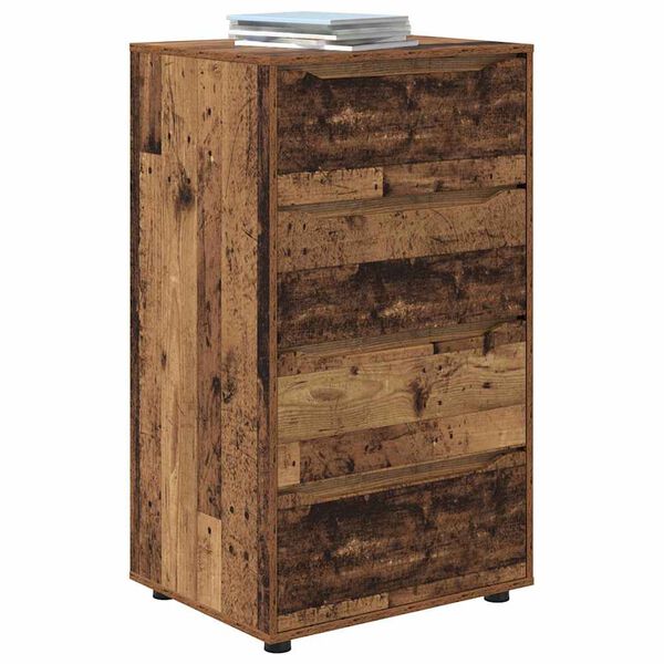 vidaXL Storage Cabinets 2 pcs Old Wood 60 x 48 x 105 cm