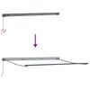 vidaXL Retractable Awning Black 400 x 300 cm Polyester and Metal