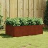 vidaXL Garden Raised Bed 120x80x40 cm Corten Steel