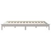 vidaXL Bed Frame without Mattress White 140x200 cm Solid Wood