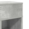 vidaXL Bedside Cabinets 2 pcs with Drawer Concrete Grey 25x31x66 cm