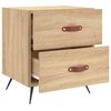 vidaXL Bedside Cabinets 2 pcs Sonoma Oak 40x35x47.5 cm Engineered Wood