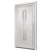 vidaXL Front Door White 98x190 cm PVC