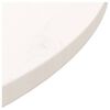 vidaXL Table Top White Ø70x2.5 cm Solid Wood Pine