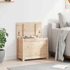 vidaXL Storage Box 60x32x45.5 cm Solid Wood Pine