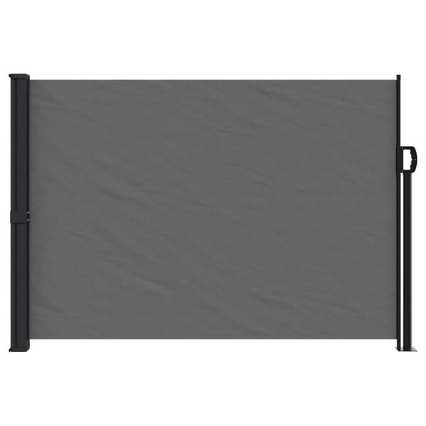 vidaXL Retractable Side Awning Anthracite 140x600 cm