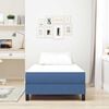 vidaXL Bed Mattress with Mattress Blue 90 x 190 cm Fabric