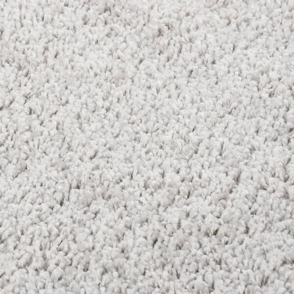 vidaXL Shaggy Rug Light Grey 160x230 cm Anti Slip