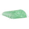 vidaXL Greenhouse with Steel Frame Green 80 m&sup2; 16x5x2.3 m