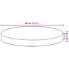 vidaXL Table Top Round Ø40x4 cm Solid Wood Acacia