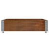 vidaXL Pallet Collar Brown 120x80 cm Solid Wood Pine