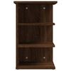 vidaXL Side Cabinet Brown Oak 35x35x55 cm Engineered Wood