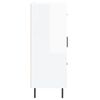 vidaXL Sideboard High Gloss White 69.5x34x90 cm Engineered Wood