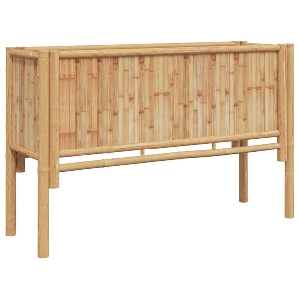 vidaXL Garden Raised Bed Brown 110 x 35 x 70 cm Bamboo