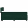 vidaXL Box Spring Bed with Mattress Dark Green 80x200 cm Velvet