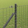 vidaXL Fence Post Other 52 pcs Grey 3.2 x 3.2 x 160 cm Steel