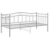 vidaXL Sofa Bed Frame without Mattress Grey Metal 90x200 cm