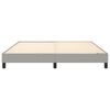 vidaXL Box Spring Bed Frame Light Grey Super King Fabric (UK/IE/FI/NO only)