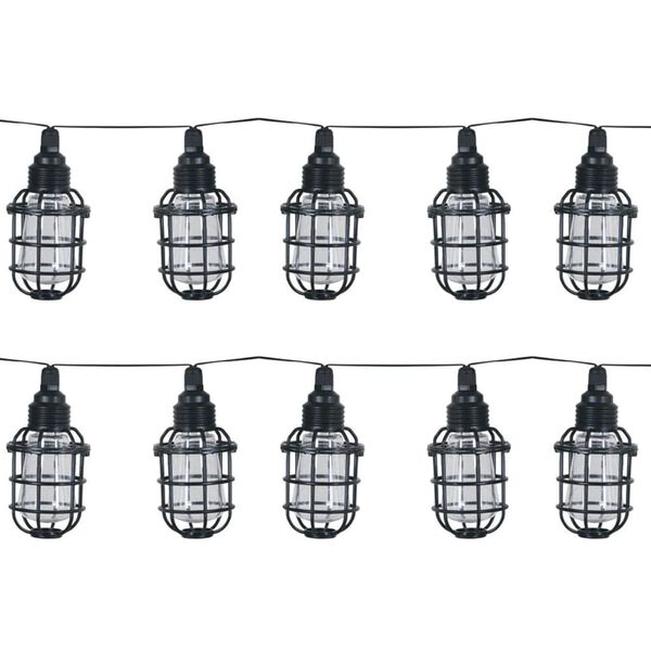 Luxform Solar LED Garden Light String Corsica Transparent and Black