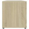vidaXL TV Cabinet Sonoma Oak 120x34x37 cm Engineered Wood