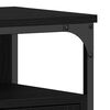 vidaXL Bathroom Sink Cabinet Black oak 80 x 30 x 60 cm Engineered Wood