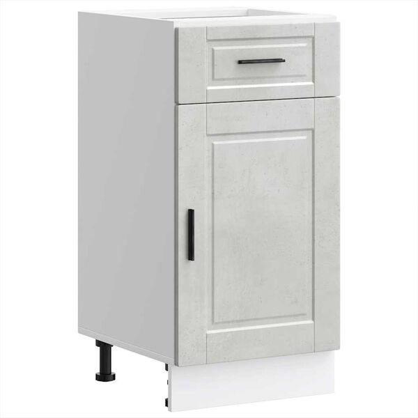 vidaXL Kitchen Base Cabinet&nbsp;Porto Concrete Grey Engineered Wood