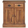 vidaXL Storage Cabinet Natural 65 x 30 x 75 cm Solid Teak Wood