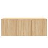 vidaXL TV Cabinet Sonoma Oak 80x34x30 cm Engineered Wood
